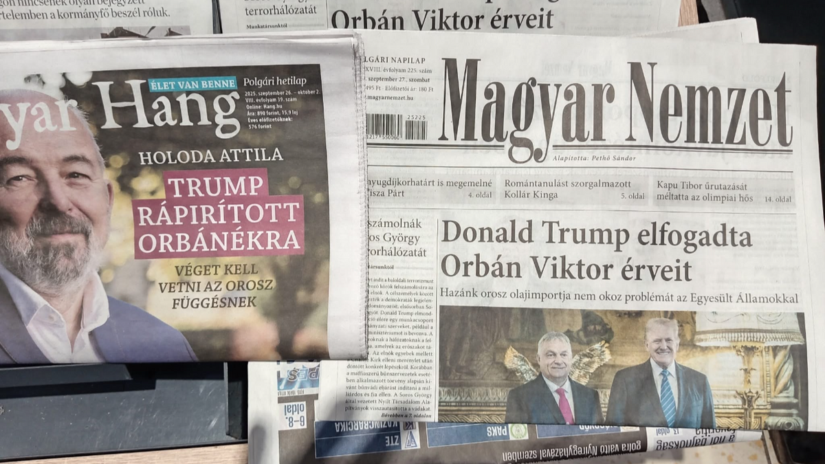 Magyar Nemzet Magyar Hang címlap