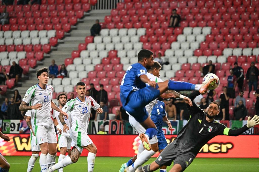 Football: 2026 World Cup: Qualifiers Europe zone - 1st round day 6: Group I Israel v Italy