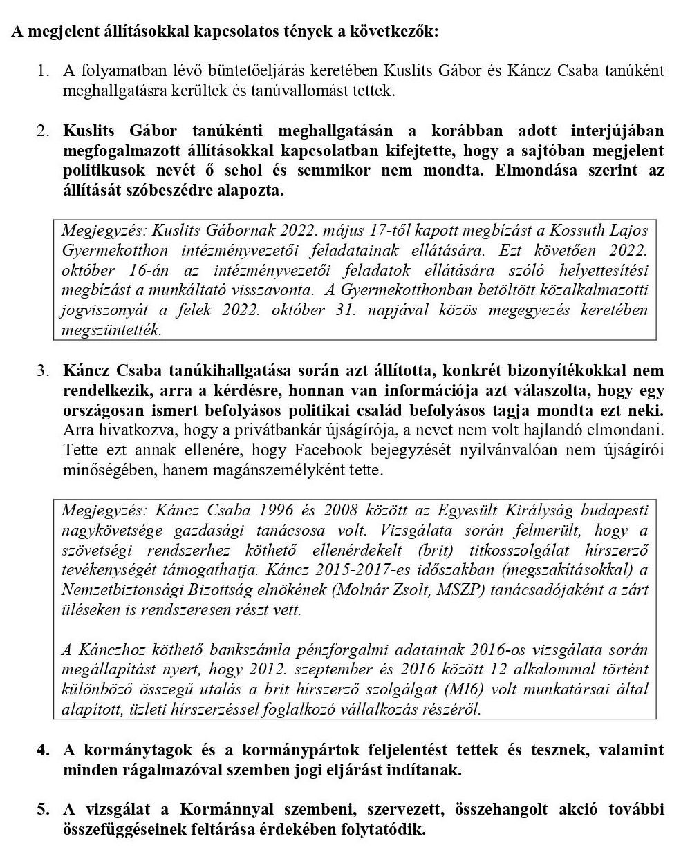 Vizsgálati jelentés a Szőlő utcai javítóintézettel kapcsolatos büntetőügyről, valamint a nyilvánosságban megjelent állításokról