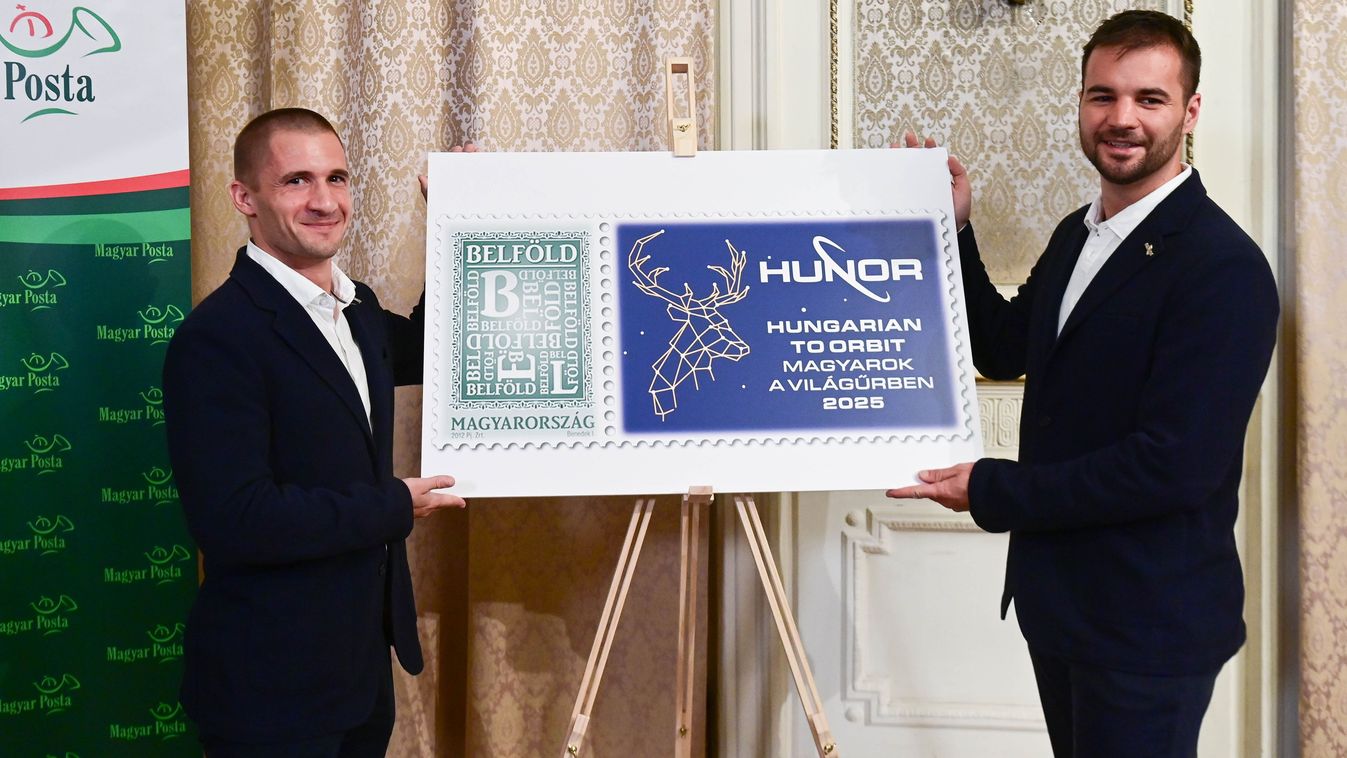 A HUNOR Magyar Űrhajós Program tiszteletére bocsátott ki bélyeget a Magyar Posta
