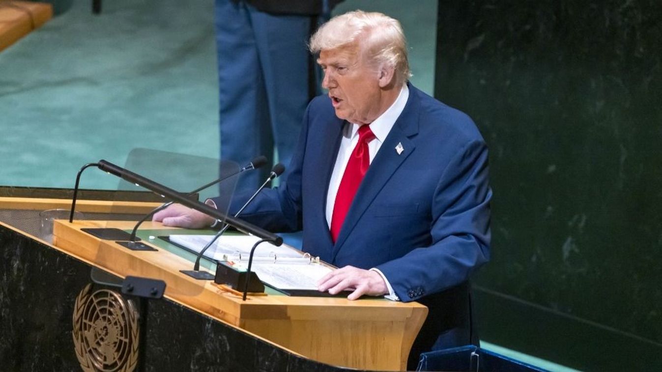 Donald Trump az ENSZ Közgyűlésen arról beszélt, hogy Ukrajna megnyerheti a háborút a harctéren.
Nyitókép: Brazil Photo Press via AFP