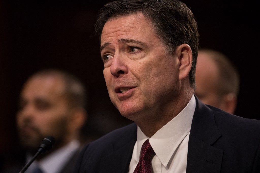 James Comey Testifies At Senate Hearing On Russian Interference In US Election