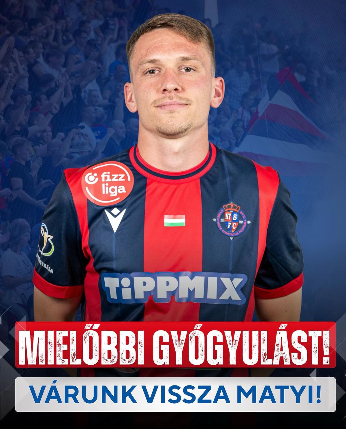 A Nyíregyháza játékosa kórházba került