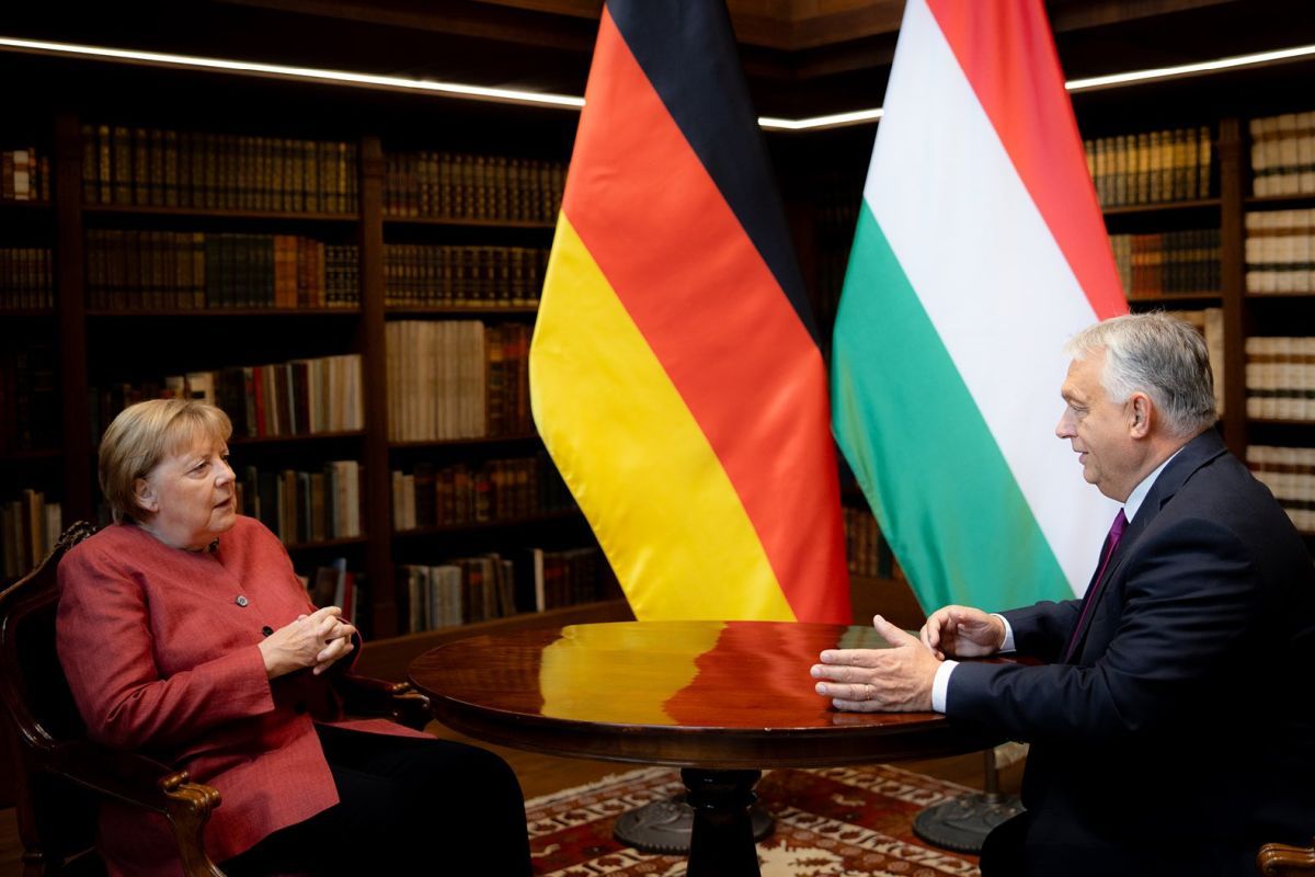 Angela Merkel és Orbán Viktor Budapesten