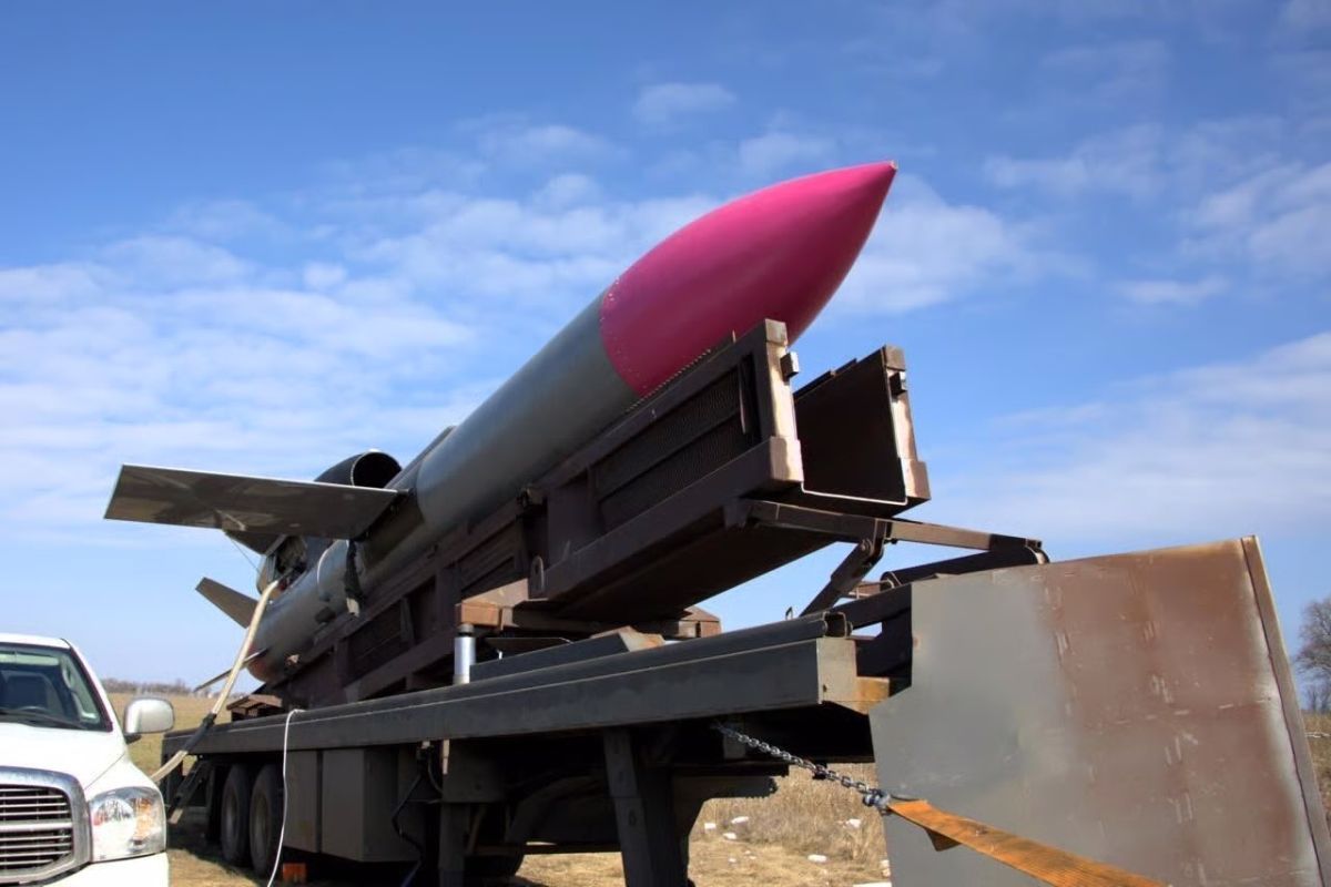 Flamingó drón az indítóálláson – Ukrajna hadiiparának leendő büszkesége