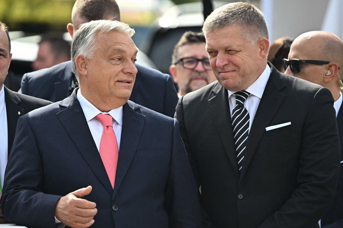 Orbán Viktor és Robert Fico