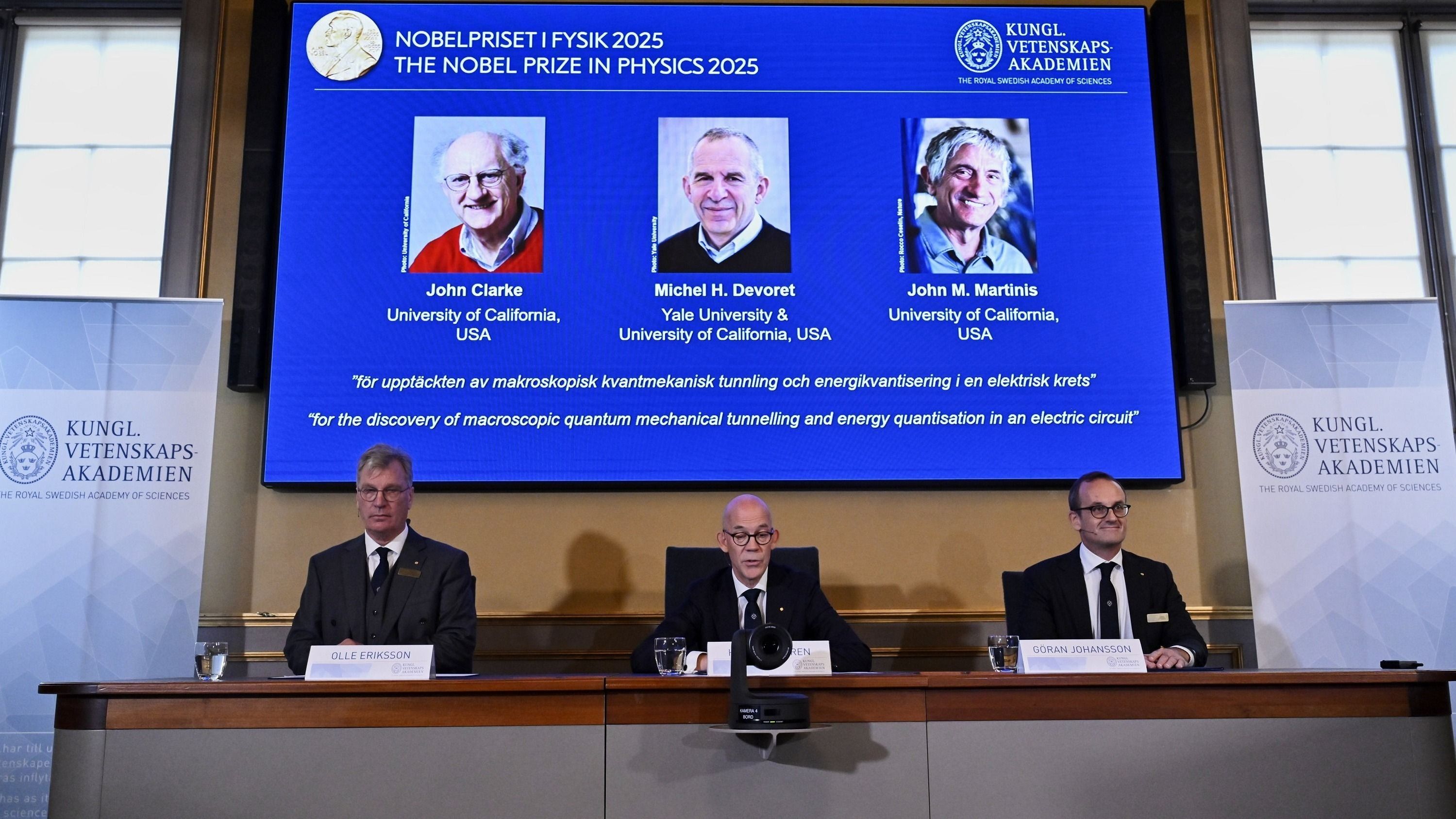 Ők kapják a fizikai Nobel-díjat 2025-ben