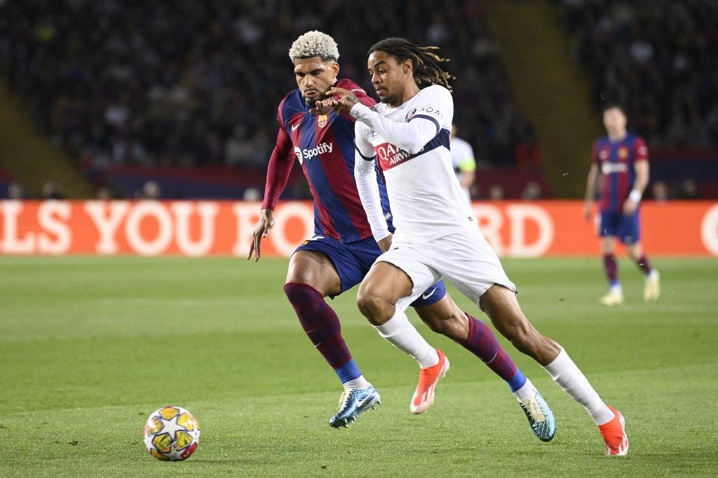Barcelona, PSG, Paris Saint-Germain, Ronald Araújo, Bradley Barcola