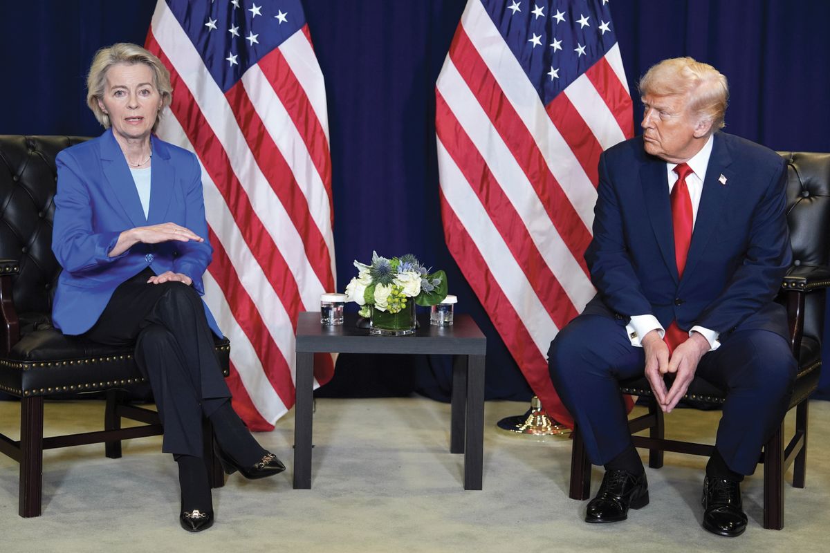 VON DER LEYEN, Ursula; TRUMP, Donald