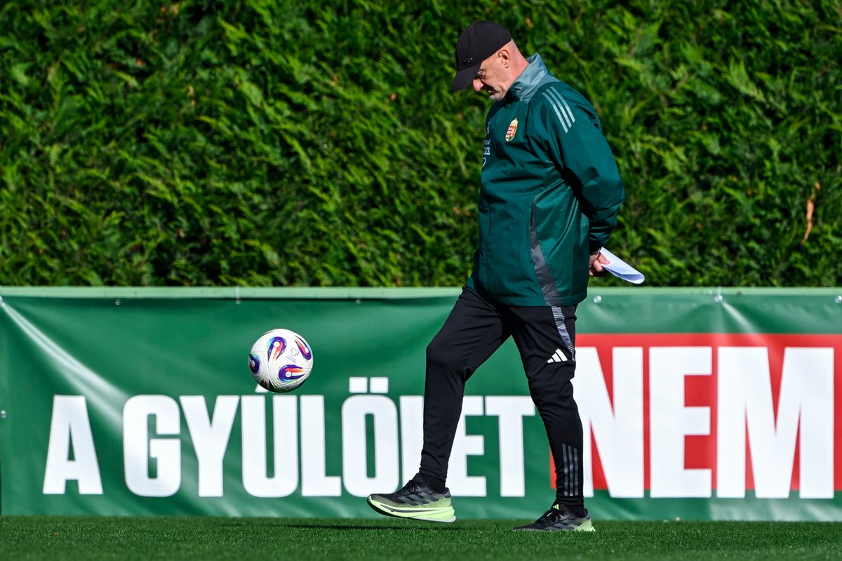 Marco Rossi a magyar válogatott edzőtáborában
