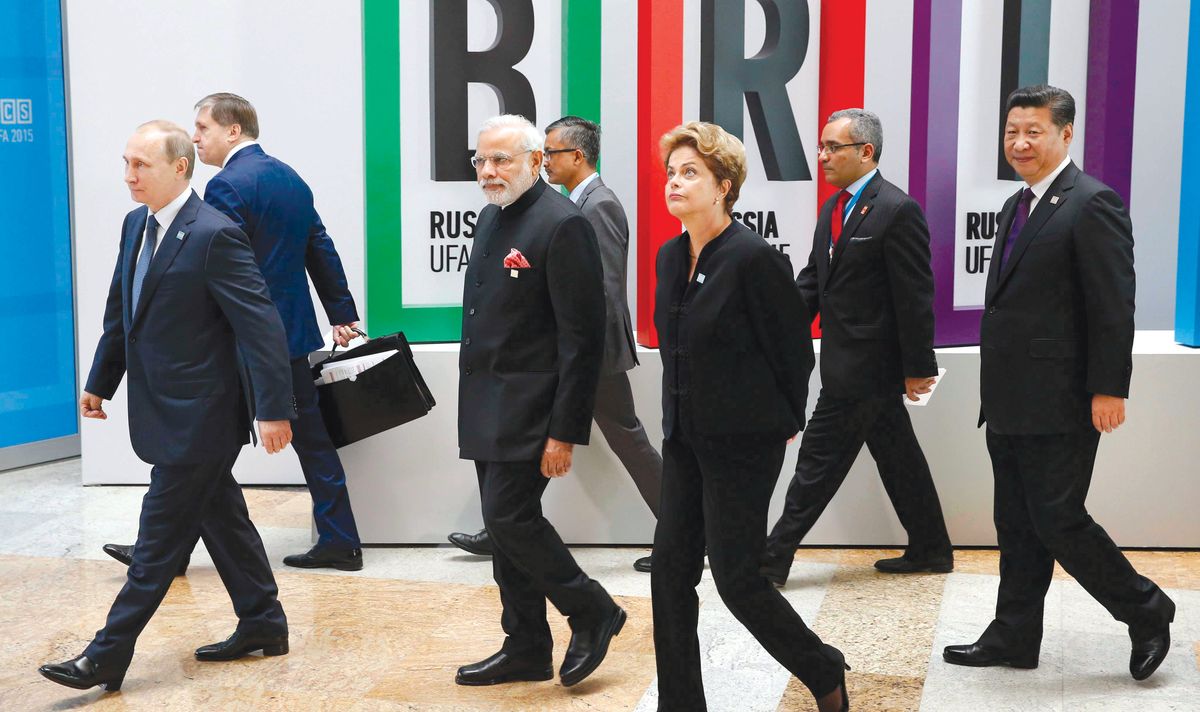 ROUSSEFF, Dilma; HSZI Csin-ping; PUTYIN, Vlagyimir; MODI, Narendra