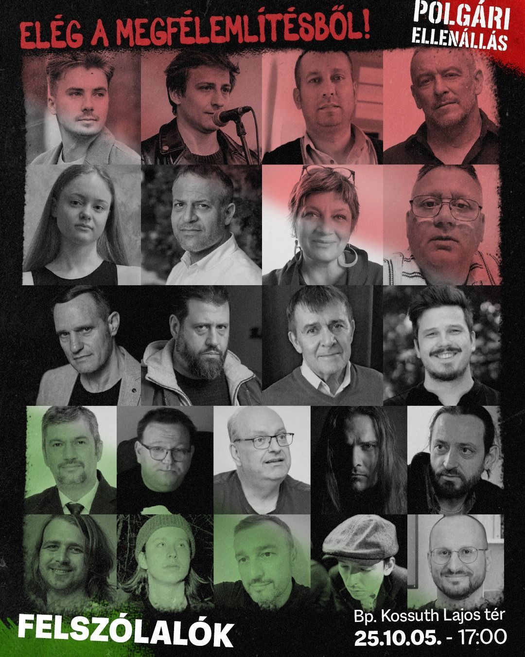 Megbékélésmenet helyett megfélemlítés elleni megmozdulást szervez Puzsér Róbert
