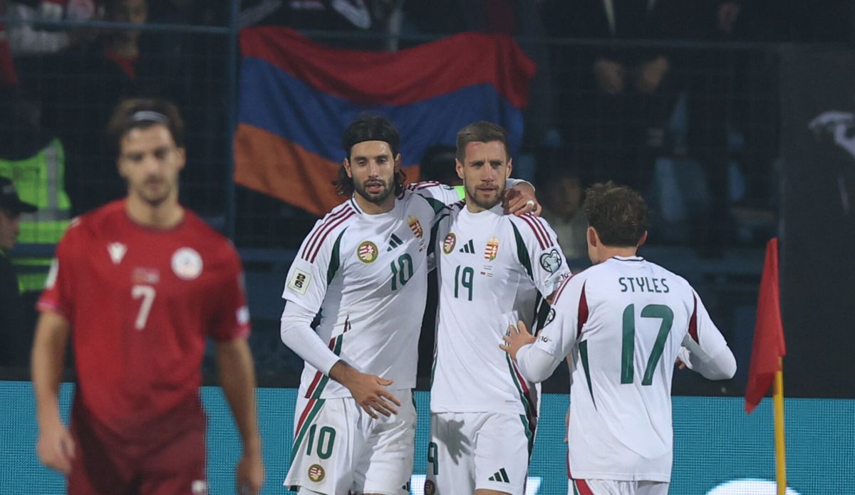 magyar válogatott, Varga Barnabás, Szoboszlai Dominik, Callum Styles, Magyarország, Örményország, világbajnoki selejtező