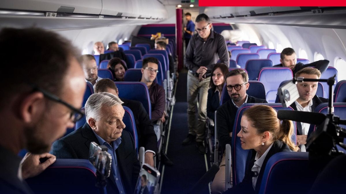 Orbán Viktor kormányfő újságírók kérdésére is válaszolt a Washingtonba tartó repülőgép feldélzetén. A miniszterelnök Donald Trumppal folytat majd tárgyalásokat