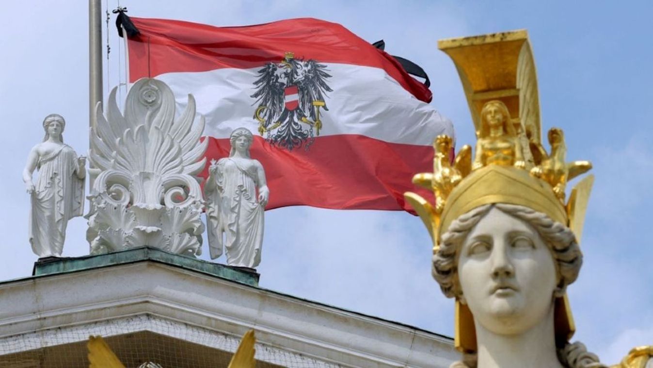 Ausztria. Osztrák zászló.