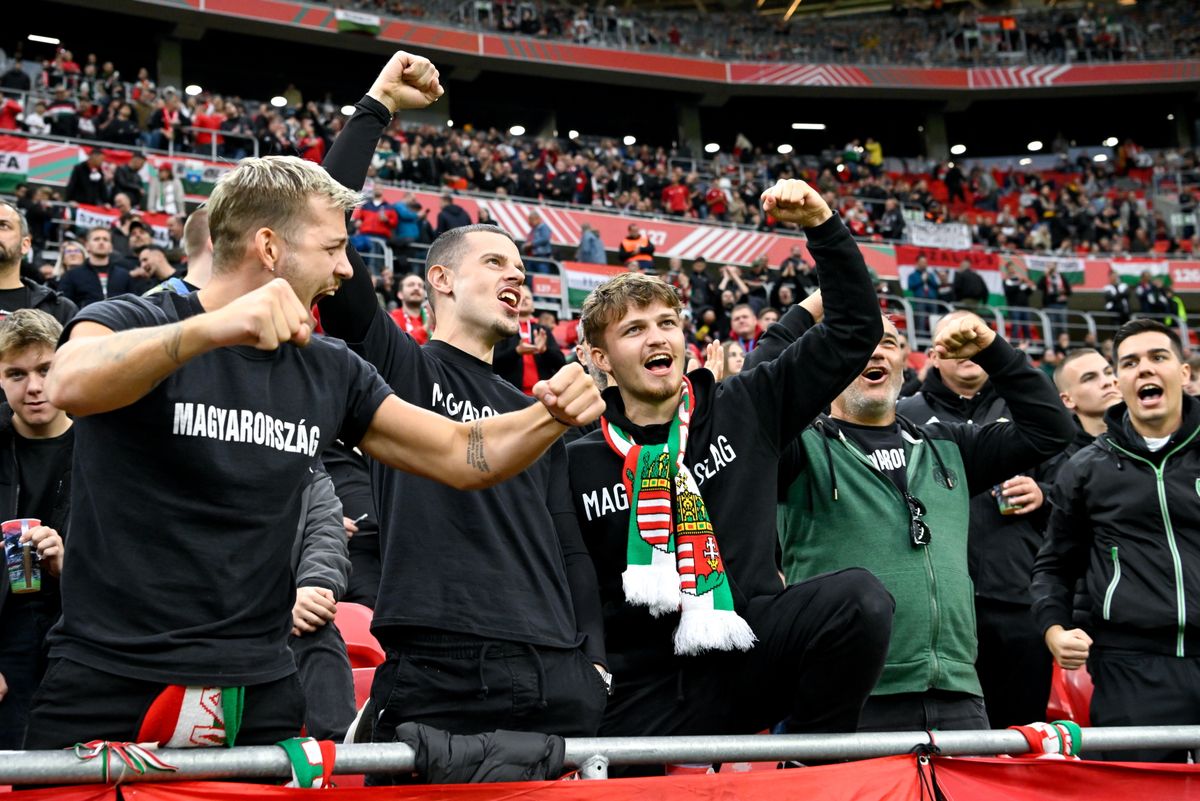 magyar szurkolók Csányi Sándor