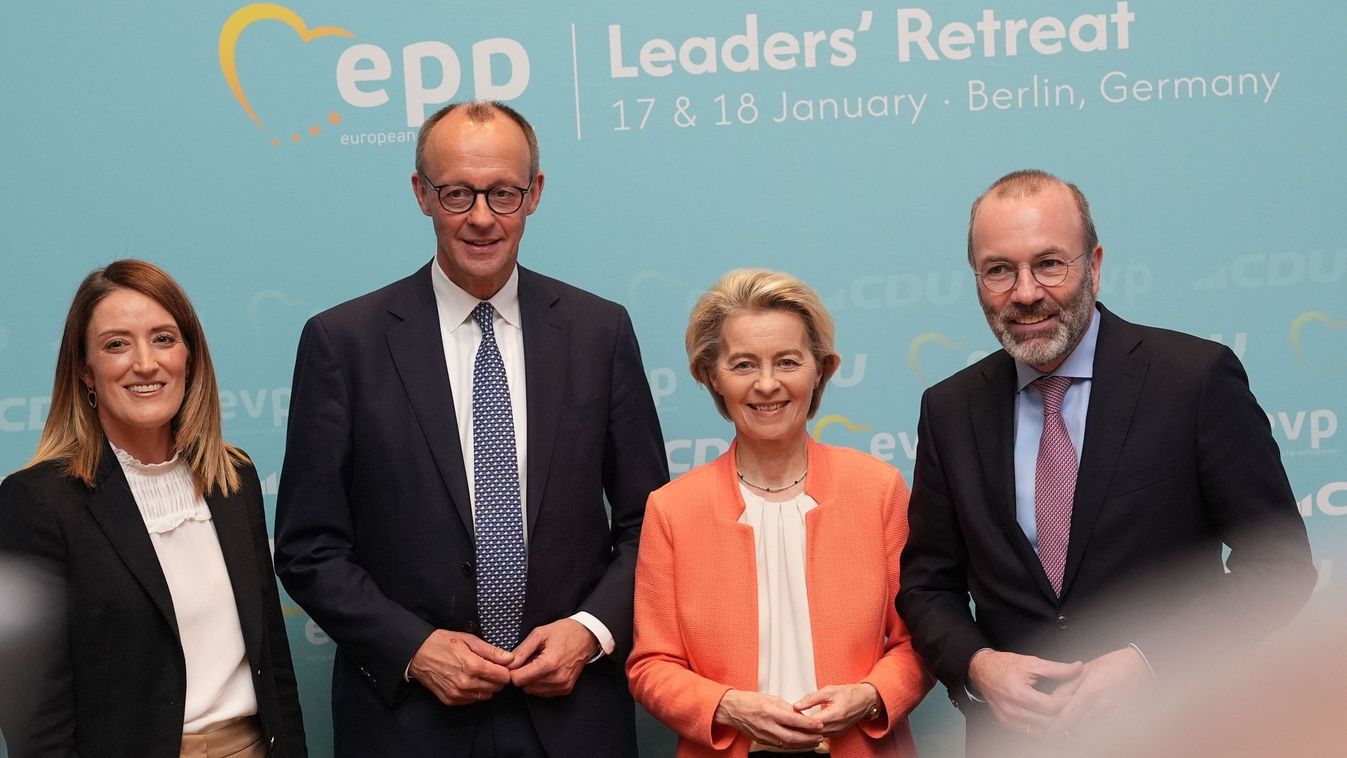brüsszel elit manfred weber ursula von der leyen 
