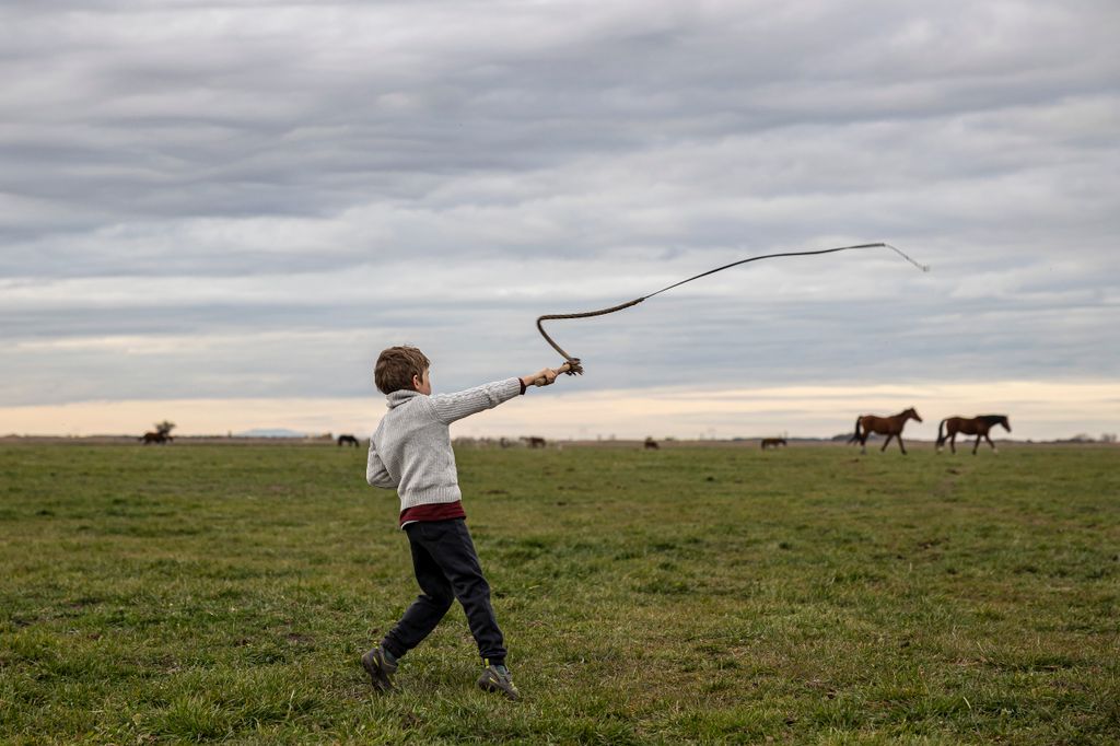 20251031 Karcag    Bene Sándor gazdálkodó, lótenyésztő, birkatartó, tanyán élő Fotó: Kállai Márton KM