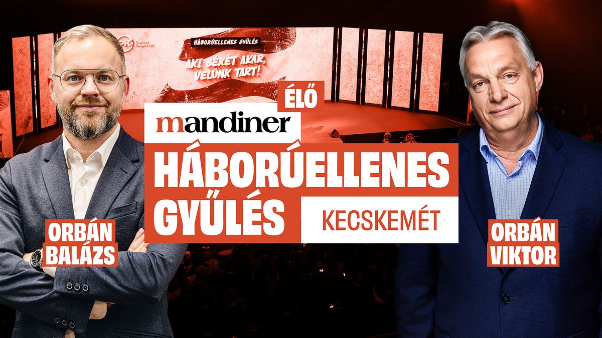 Háborúellenes Gyűlés Kecskeméten – ÉLŐBEN a Mandineren