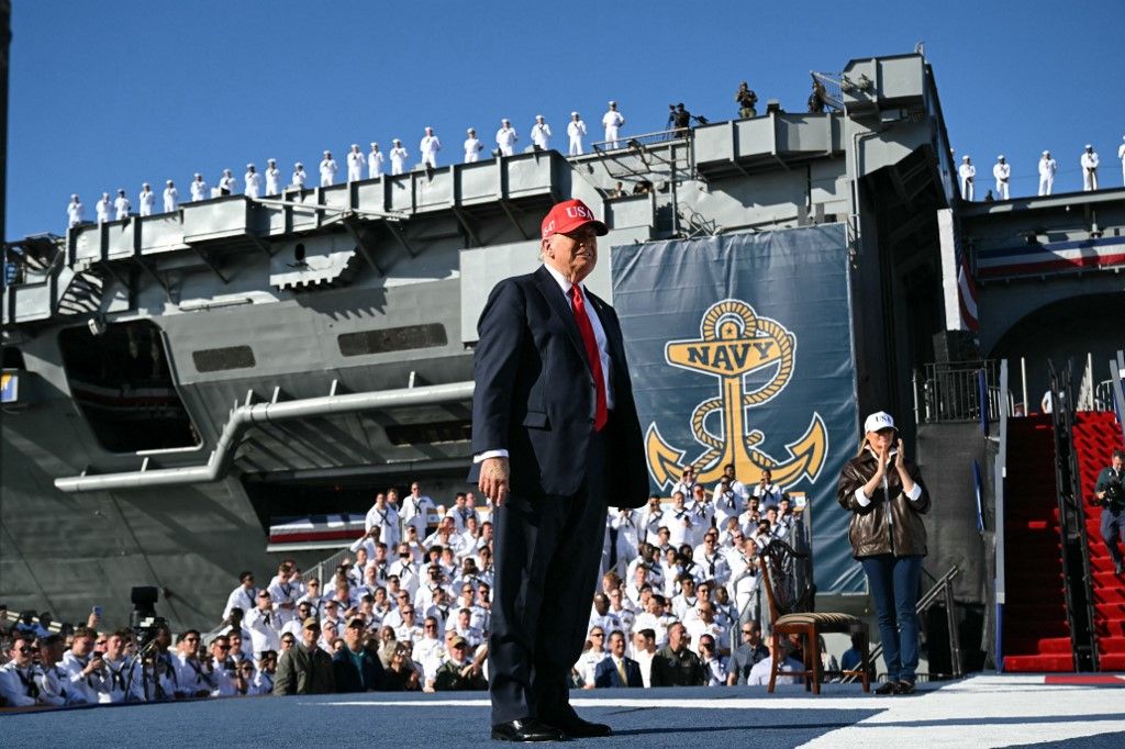 Új nemzetbiztonsági stratégia: Amerika az első/SAUL LOEB / AFP
