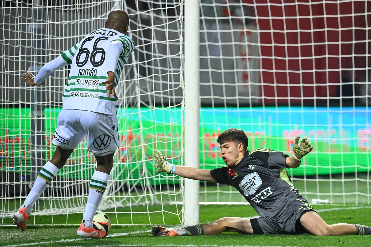 Júlio Romao, a Ferencváros játékosa a Kisvárda elleni bajnokin