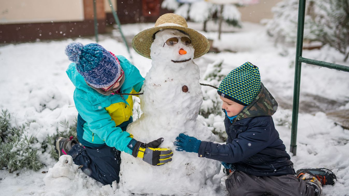 A tél mosolya: a&nbsp;hóember