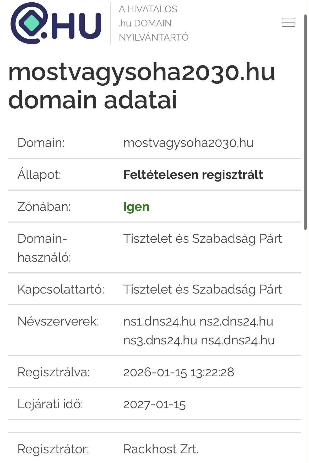 Forrás: Mandiner képernyőfotó - domain.hu