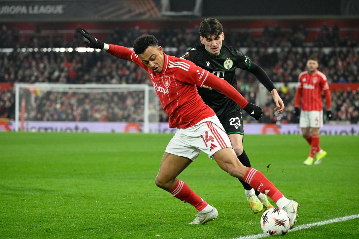 A Nottingham megmutatta a Fradinak, milyen szintet képvisel egy Premier League-ben szereplő csapat