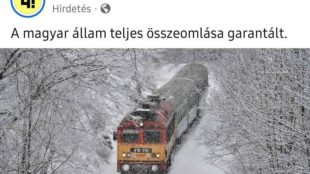 Megszolgálják a milliárdokat: a 444 az Európai Bizottságtól kapott pénzen hirdet állami összeomlást a hóeséssel kapcsolatban