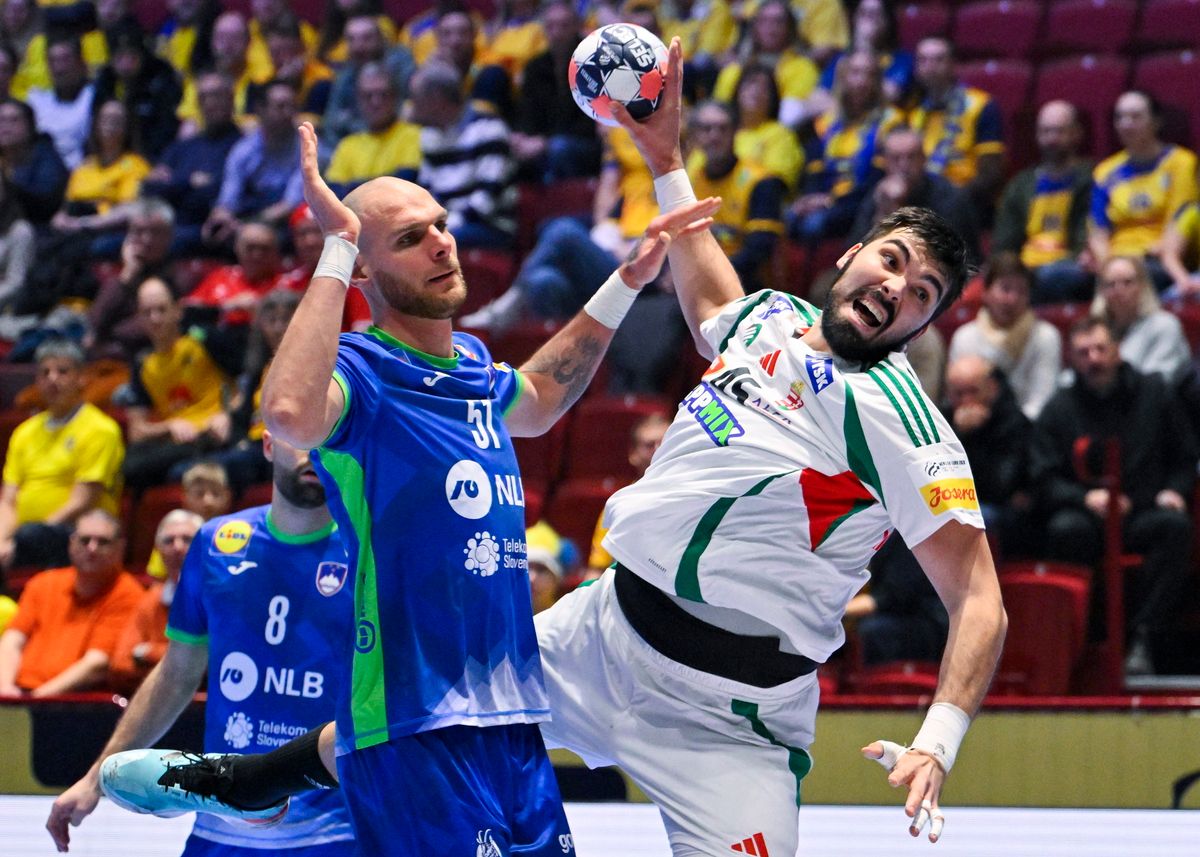 Szlovénia, Magyarország, kézilabda, Európa-bajnokság, középdöntő