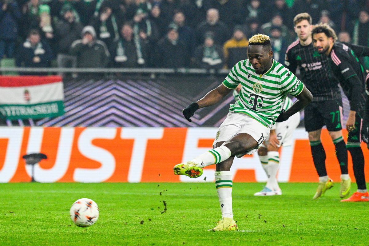 A Fradi Yusuf büntetőjével szerzett vezetést