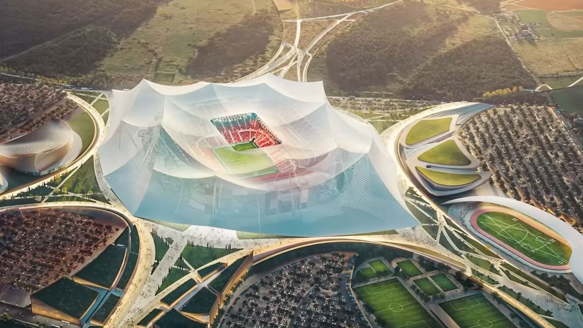 Leleplezték a világ legnagyobb stadionját: Szoboszlaiék is pályára léphetnek a gigantikus arénában (GALÉRIA)