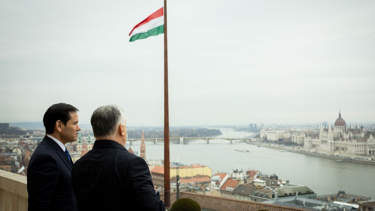 A világtérkép előtt egyeztetett Orbán Viktor és Marco Rubio (GALÉRIA)