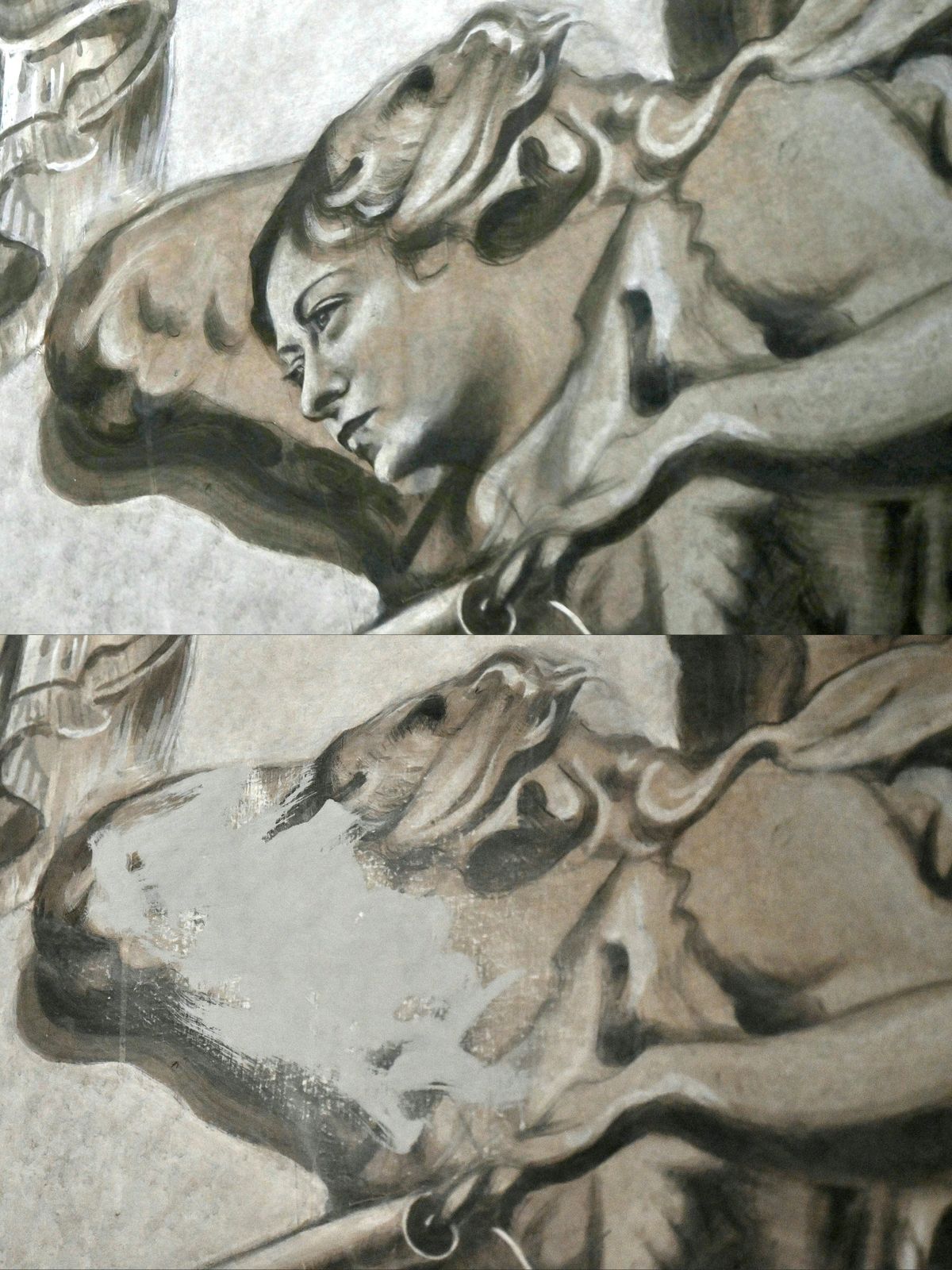 Hihetetlen botrány Rómában: Meloni arca egy templomi freskón tűnt fel, majd eltűnt.