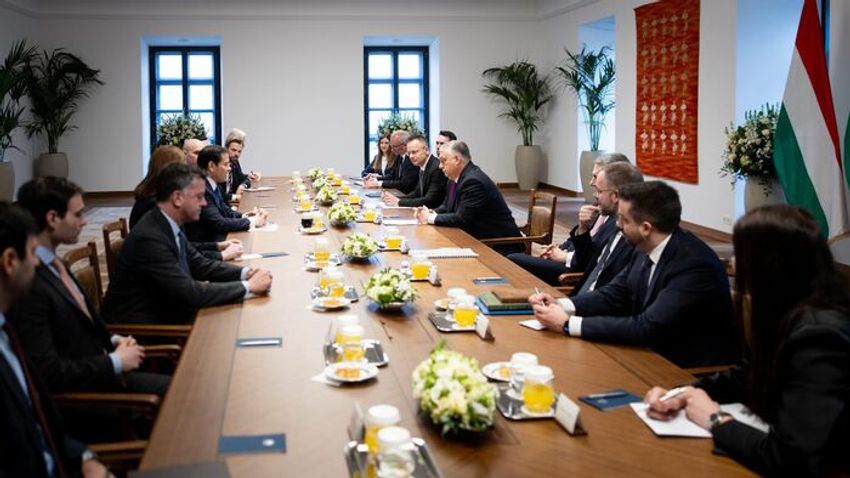 Orbán Viktor és Marco Rubio budapesti tárgyalása