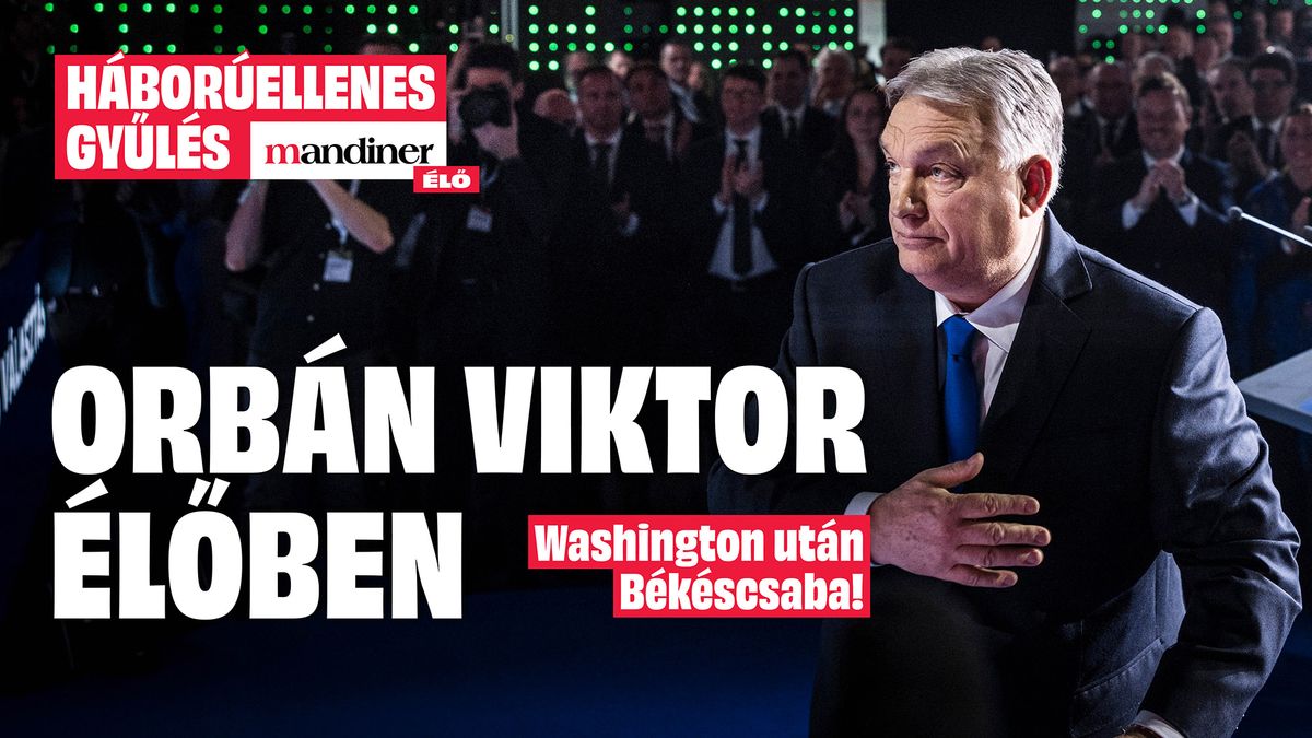 Szombaton Háborúellenes Gyűlés Békéscsabáról – ÉLŐ közvetítés a Mandineren