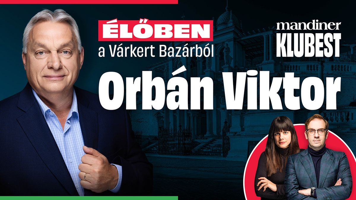 Orbán Viktor a Mandiner Klubesten – ÉLŐ közvetítés (VIDEÓ)