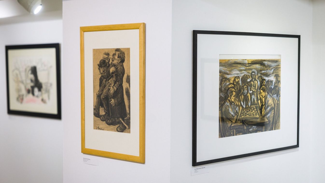 Festőművészek a&nbsp;vendégasztalnál