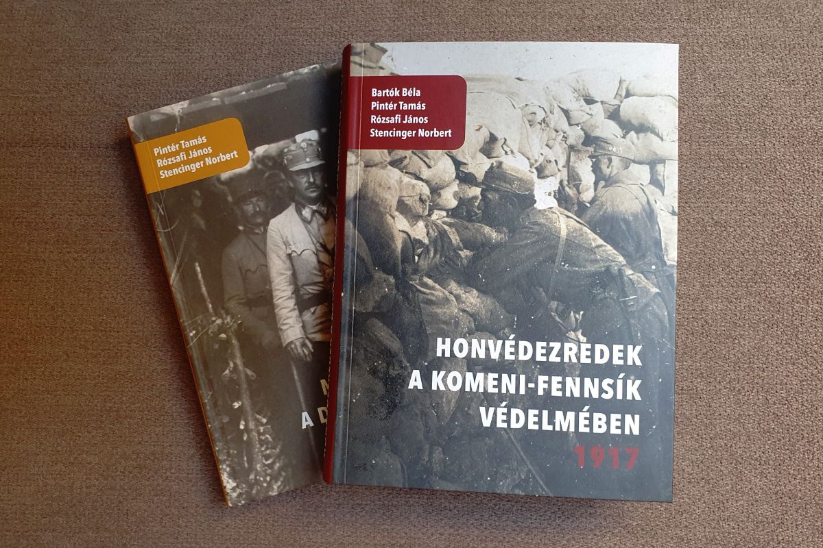 A Honvédezredek a Komeni-fennsík védelmében 1917 és az előzménykötet – A két könyv a lehető legalaposabb ismertetését adja az első világháborús olasz fronton küzdő magyar katonák életének