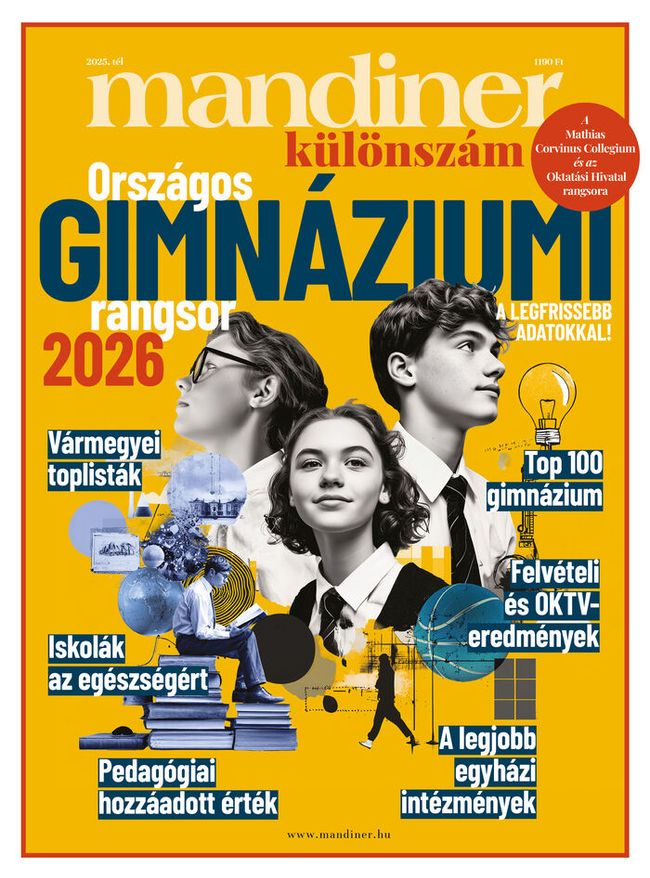 Hetilap: VIII. évfolyam Országos Gimnáziumi Rangsor 2026