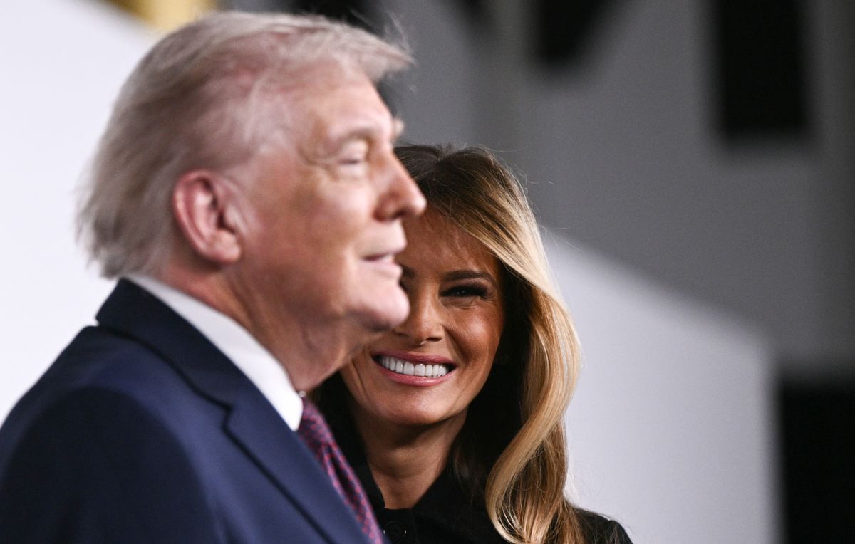 US President Donald Trump attends "Melania" premiere