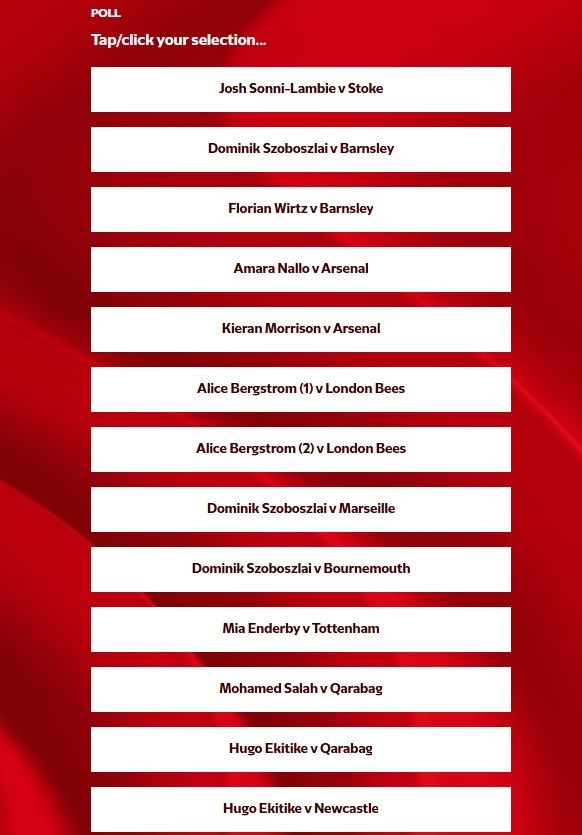 A lista a három Szoboszlai-góllal