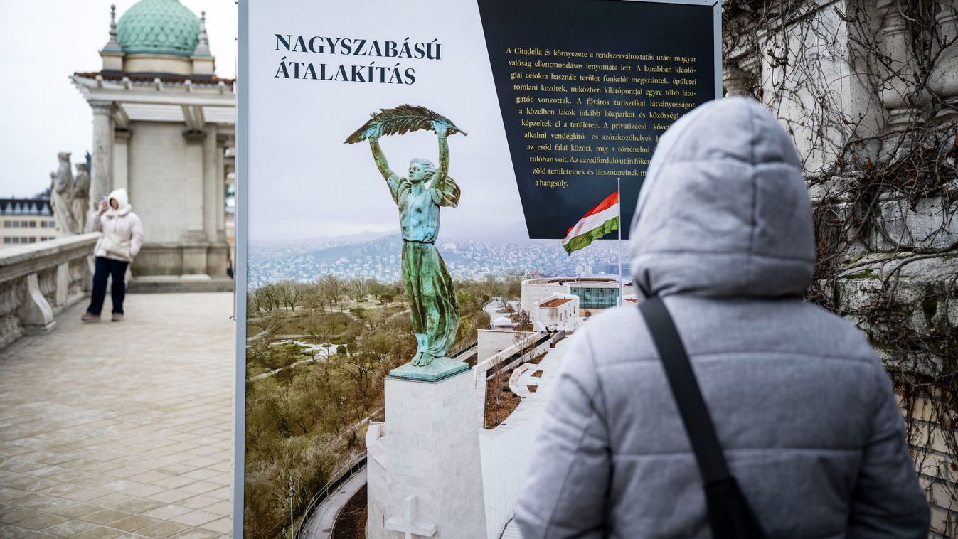 A Gellért-hegy és a Citadella történetét bemutató tablókiállítás nyílt a Várkert Bazárban