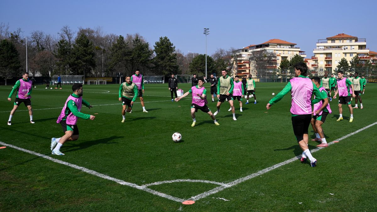 Fradi, Ferencváros, Braga, Európa-liga, edzés, Népliget