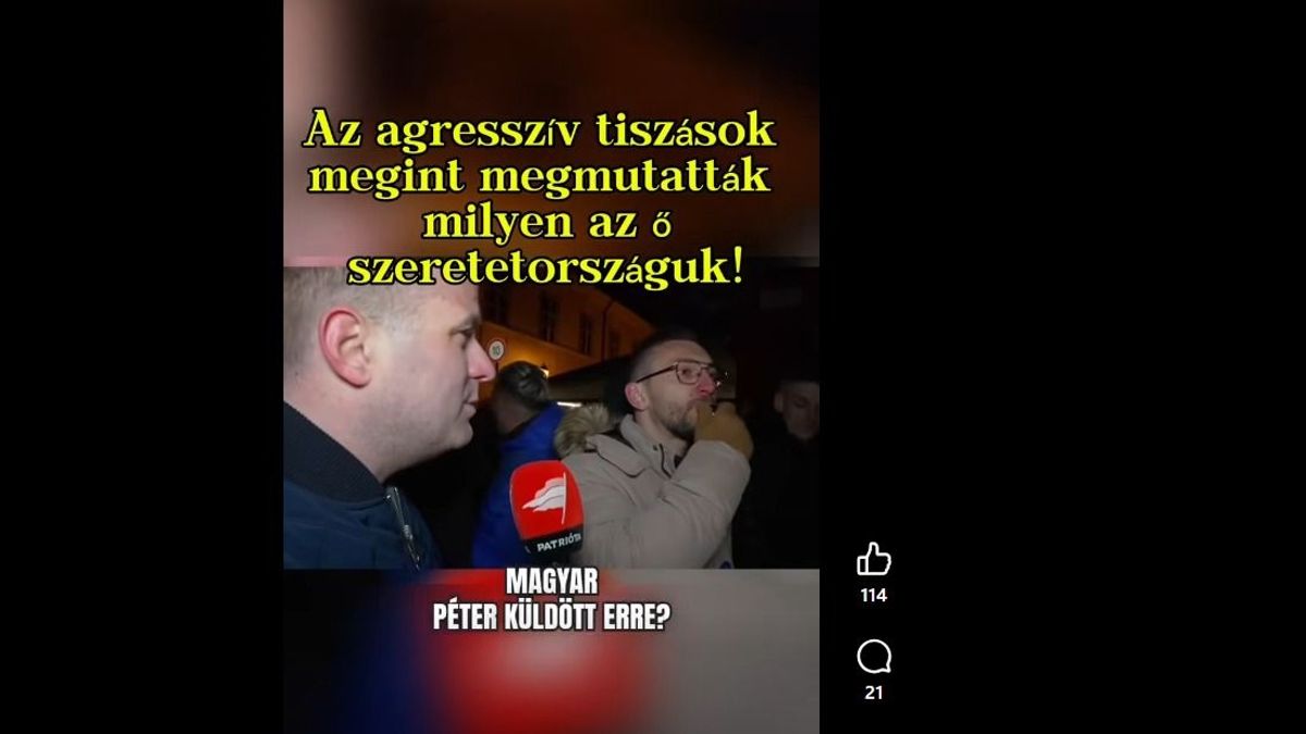 Lökdösődés és anyázás: Győrben is kimutatta foga fehérjét a tiszás szeretetország (VIDEÓ)