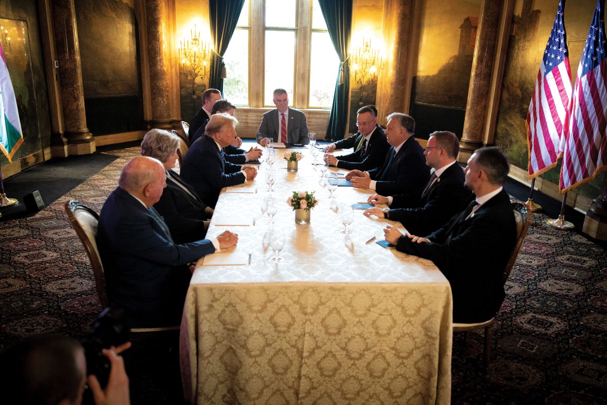 ORBÁN Balázs; SZIJJÁRTÓ Péter; ORBÁN Viktor; TRUMP, Donald; TAKÁCS Szabolcs