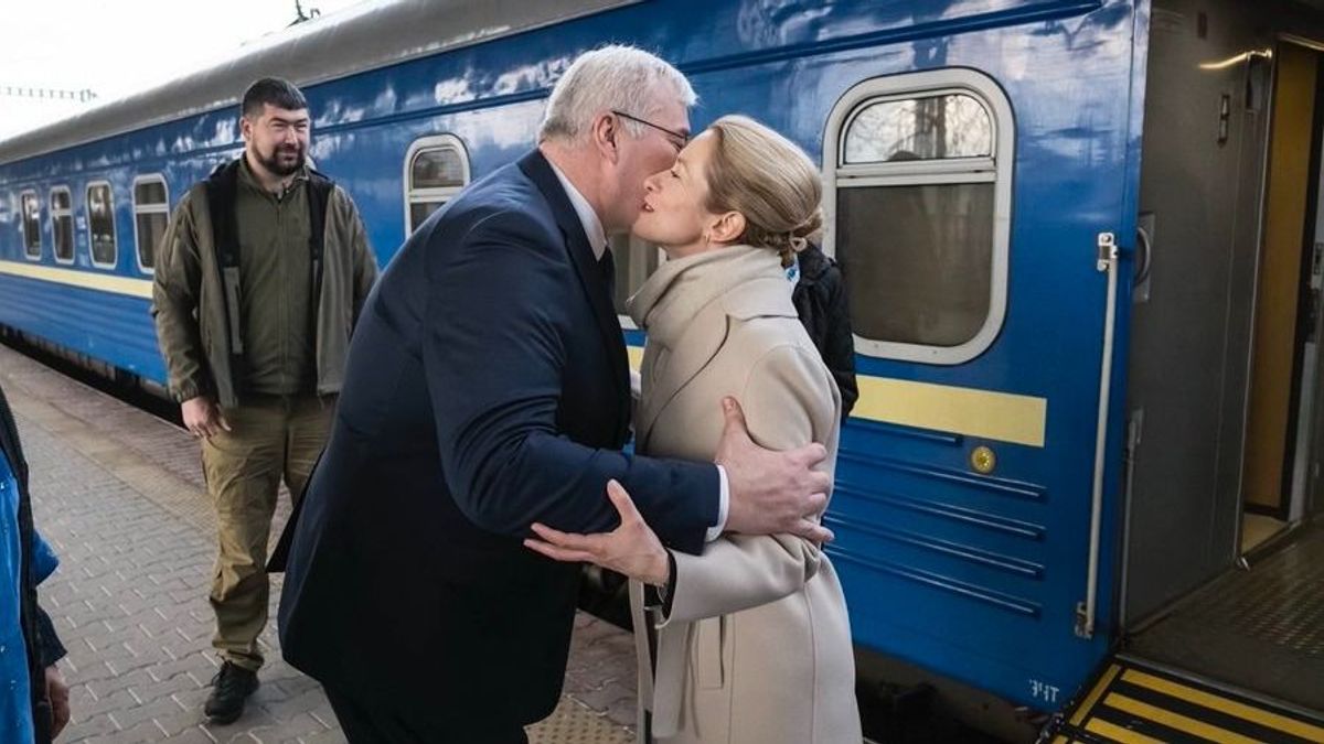 Kaja Kallas alighogy megérkezett Ukrajnába, máris bejelentette: az EU végsőkig támogatja a háborút