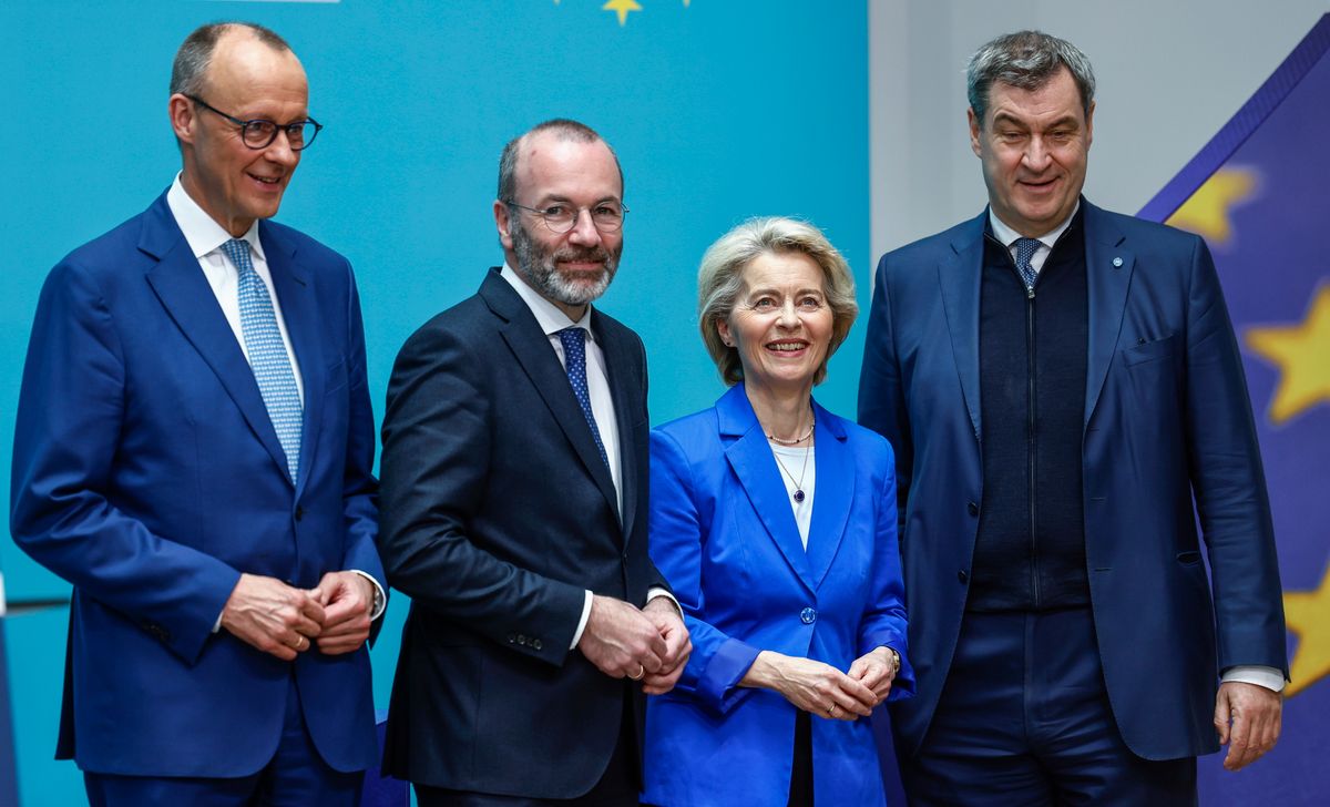 MERZ, Friedrich; VON DER LEYEN, Ursula; ADENAUER, Konrad; SÖDER, Markus; WEBER, Manfred