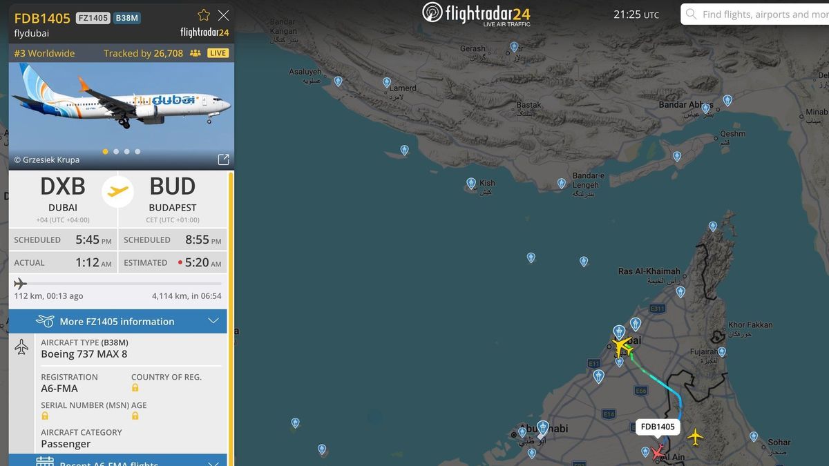Rengetegen vártak erre a pillanatra: késő este elindult a Flydubai budapesti járata