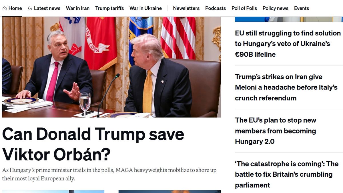 Címlapon Magyarország: aki ránéz most a Politicóra, láthatja, hol van Brüsszel vigyázó szeme